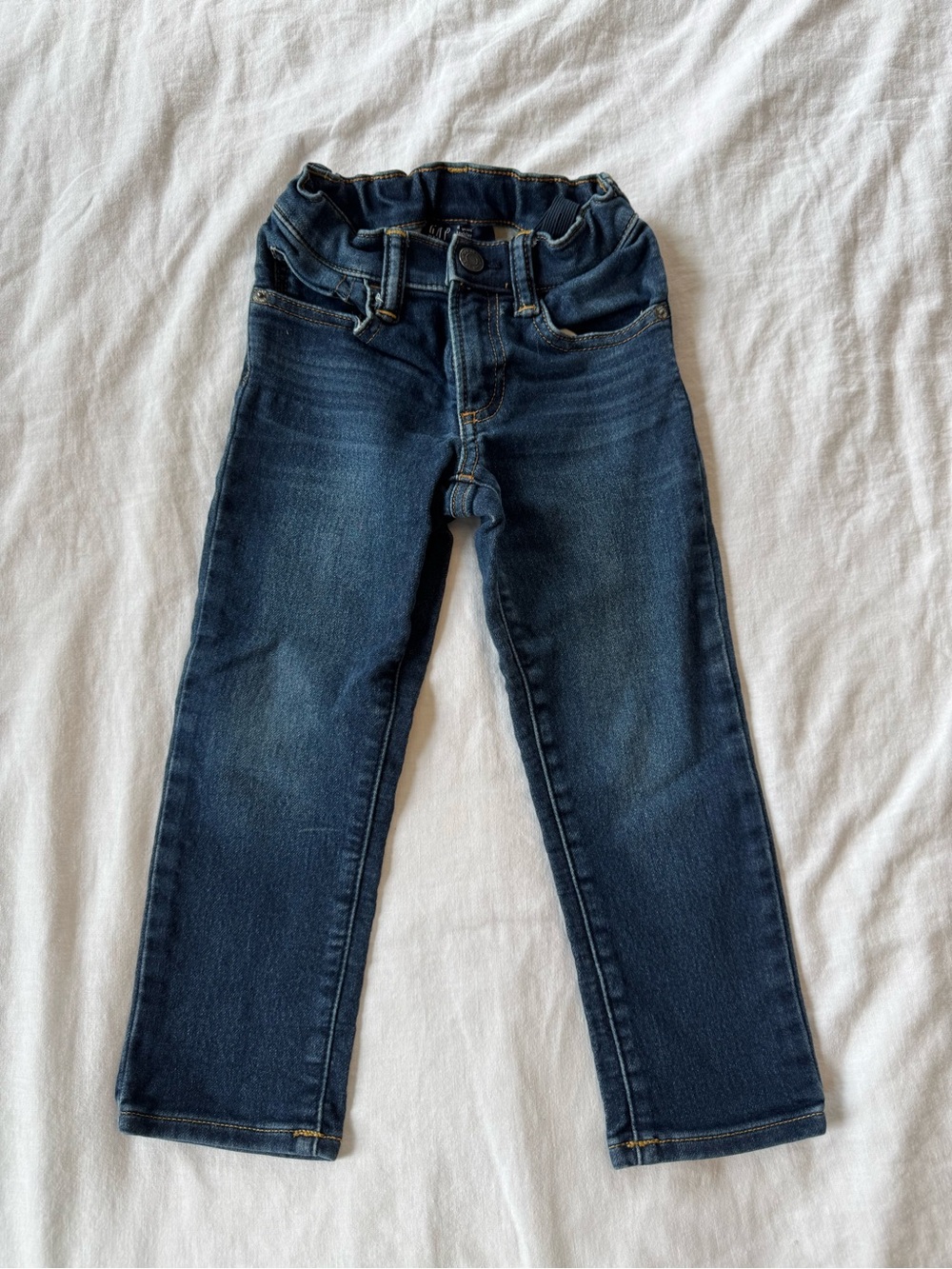 GAP Boys Dark Blue Pull-On Slim Fit Jeans